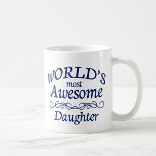 Världs mest enorma dotter kaffemugg