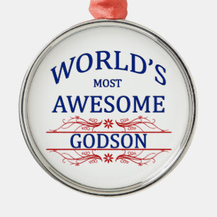 Världs mest enorma Godson Julgransprydnad Metall