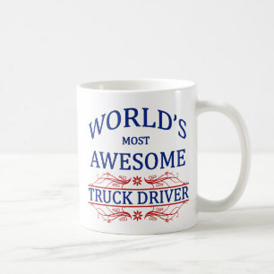 Världs mest enorma lastbilsförare kaffemugg