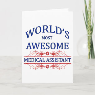 Världs mest enorma medicinska assistent kort