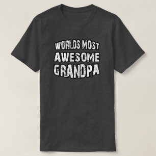 Världs mest enorma morfar tee shirt