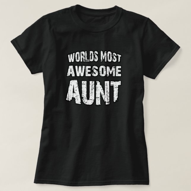 Världs mest enorma moster tee (Design framsida)