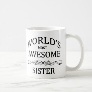 Världs mest enorma syster kaffemugg