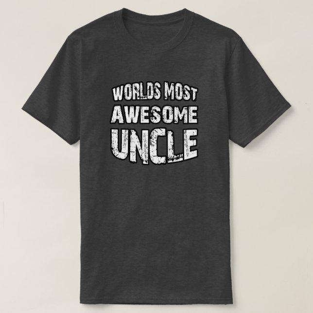 Världs mest enorma Uncle T Shirt (Design framsida)