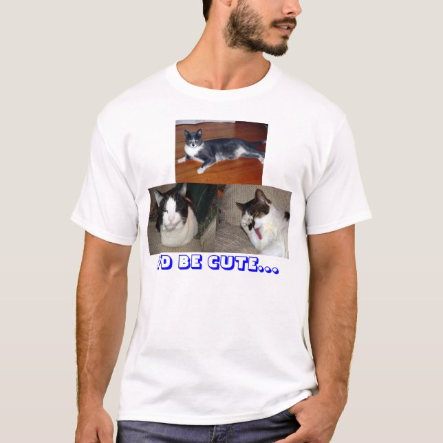 Världs mest gulliga katter tee shirt (Framsida)