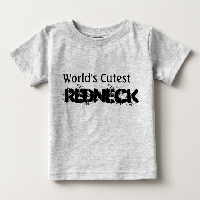 Världs mest gulliga Redneck Tee (Framsida)