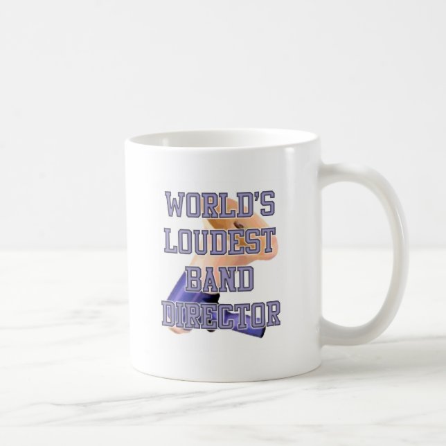 Världs mest hög musikbanddirektör kaffemugg (Höger)