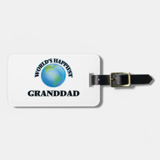 Världs mest lyckliga Granddad Bagagebricka