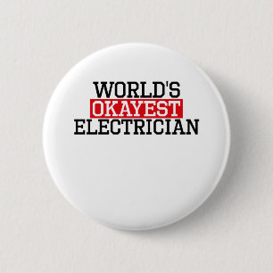 världs mest okayest elektriker som är #electrici knapp