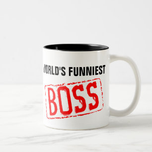 Världs mest rolig mugg för chefkaffe