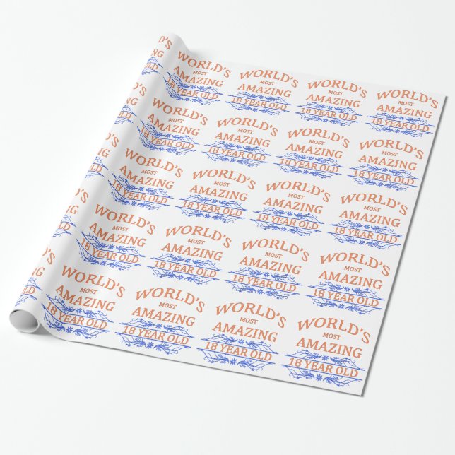 Världs mest som förbluffar åriga 18 presentpapper (Utrullad)