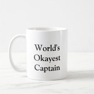 Världs mugg för Okayest kapten