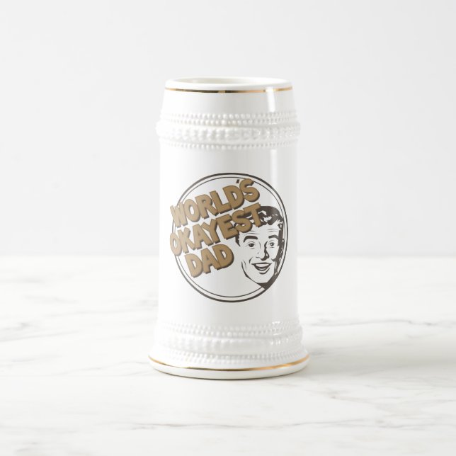 Världs mugg för Okayest pappa (Center)