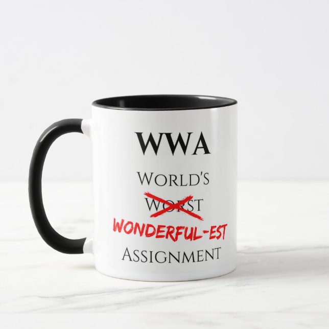 Världs mugg för Wonderfulest uppgift (Vänster)