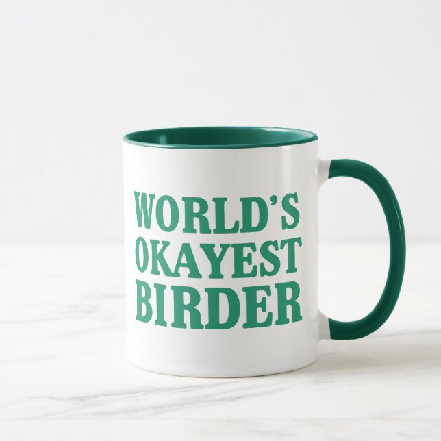 Världs Okayest Birder Mugg (Höger)