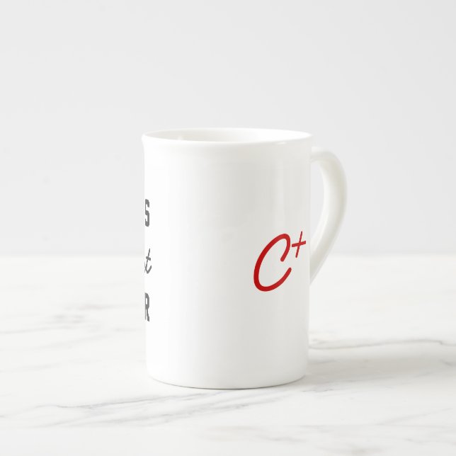 Världs Okayest lärare Benporslin Mugg (Framsida höger)