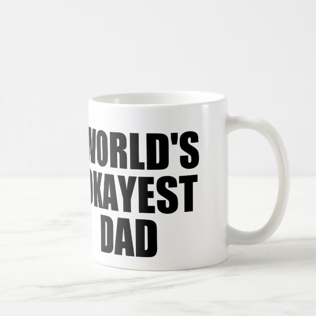 Världs Okayest pappa Kaffemugg (Höger)