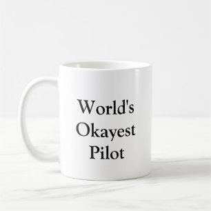 Världs Okayest pilot- mugg