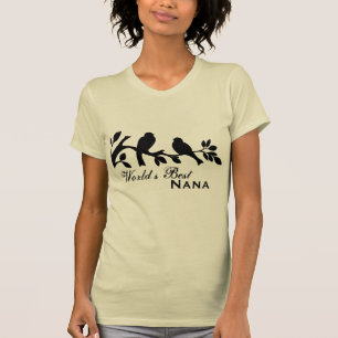 Världs organisk T-tröja för bäst silhouette f T Shirt