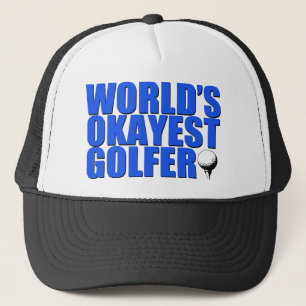 Världs rolig hatt för Okayest golfare Keps