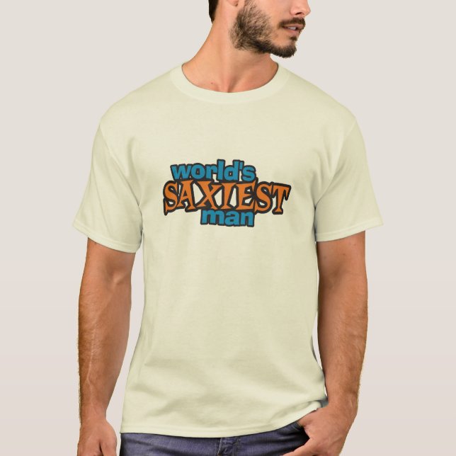Världs Saxiest man Tee (Framsida)