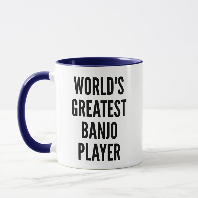 Världs största Banjo Player Mugg (Vänster)