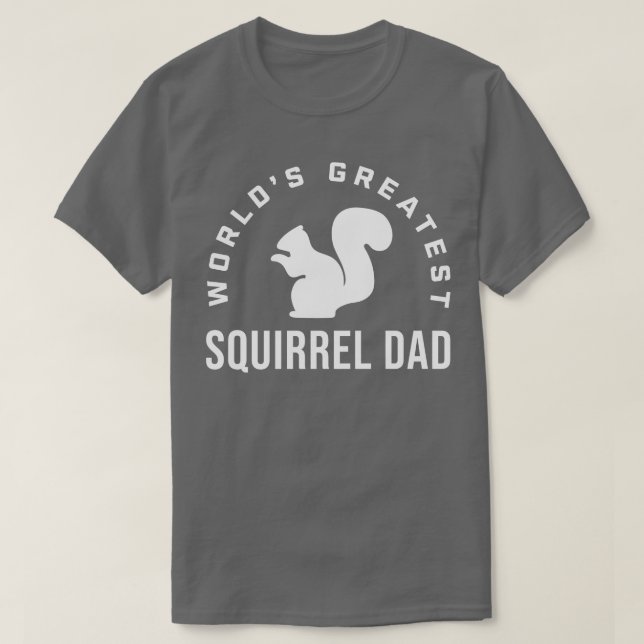 Världs största ekorrel Pappa Funny Squirrel Manar T Shirt (Design framsida)
