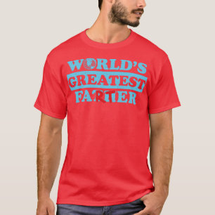 Världs största Farter Cyan Worn T Shirt