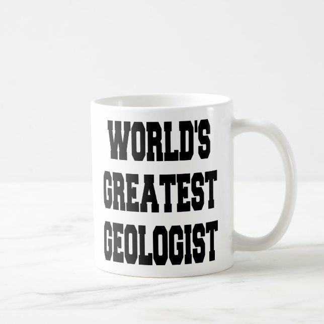 Världs största geolog kaffemugg (Höger)