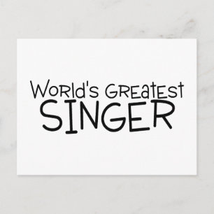Världs största singer vykort