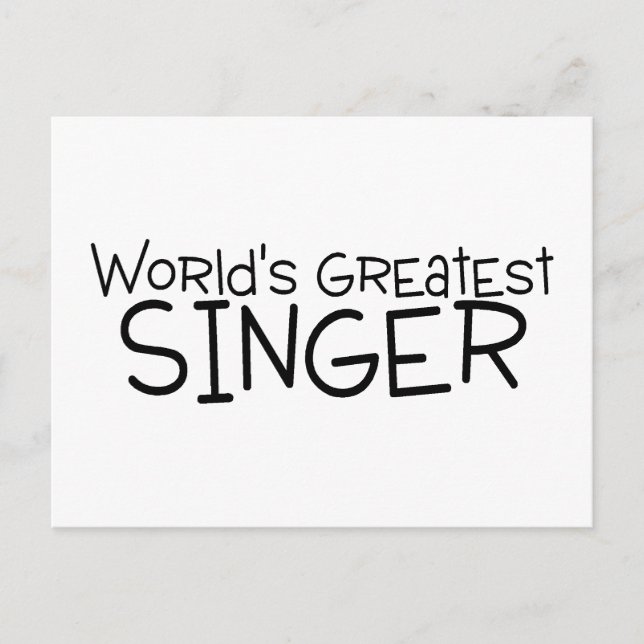 Världs största singer vykort (Framsida)