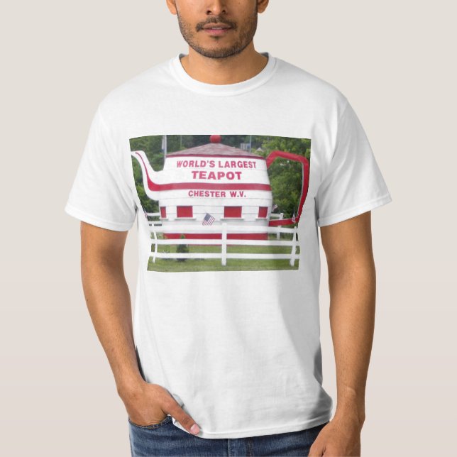Världs största tekanna t-shirt (Framsida)