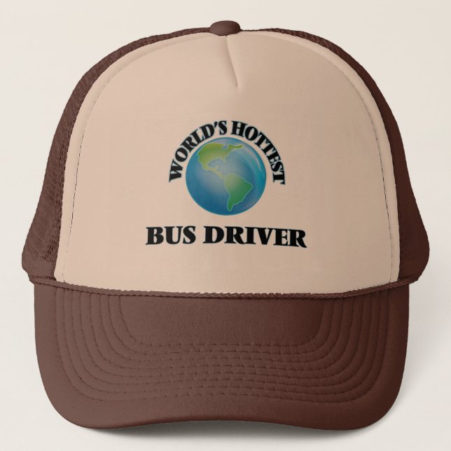 Världs varmmaste bussförare truckerkeps (Framsida)