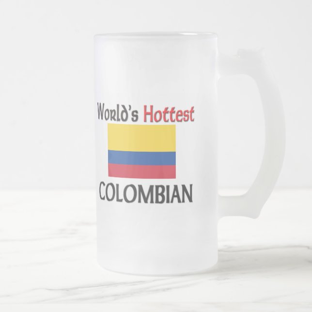 Världs varmmaste colombianskt frostat ölglas (Höger)