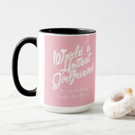 Världs varmmaste flickvän mugg