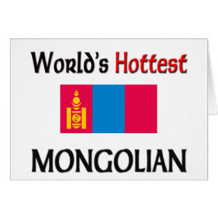 Världs varmmaste mongoliskt hälsningskort