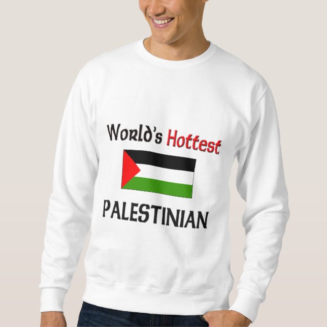 Världs varmmaste palestinier långärmad tröja (Framsida)
