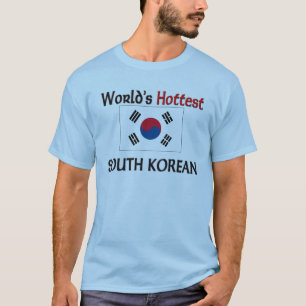 Världs varmmaste sydkorean tee shirt