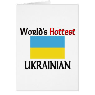 Världs varmmaste ukrainare hälsningskort