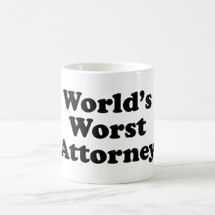 Världs värst advokat kaffemugg