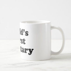 Världs värst sekreterare kaffemugg