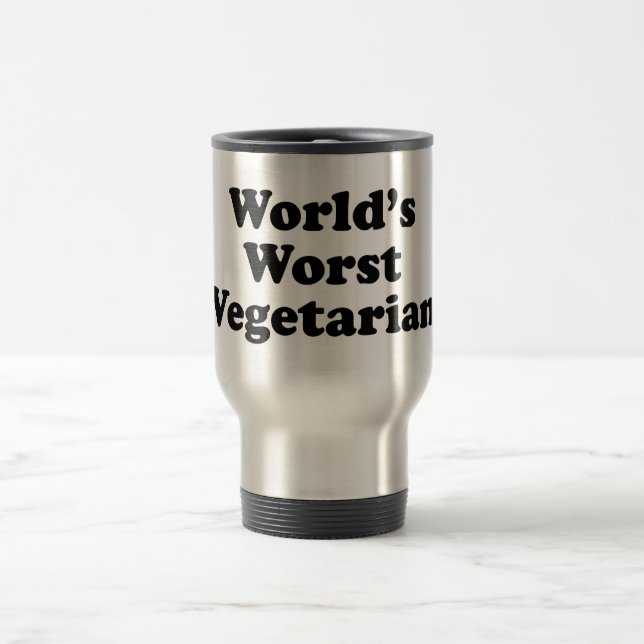 Världs värst vegetarian resemugg (Center)
