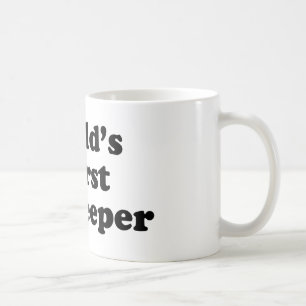 världs värst zookeeper kaffemugg