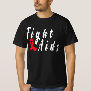 Världsaidsdagen, december Medvetenhet,HIV-krigare T Shirt