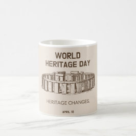 Världsarvsdagen 2023: Förändringar i kulturarvet Kaffemugg