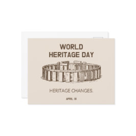 Världsarvsdagen 2023: Förändringar i kulturarvet Vykort
