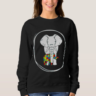 Världsautismdagen Elephant Puzzle Biet T Shirt