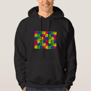 Världsautismens dag för ökad medvetenhet om autism hoodie