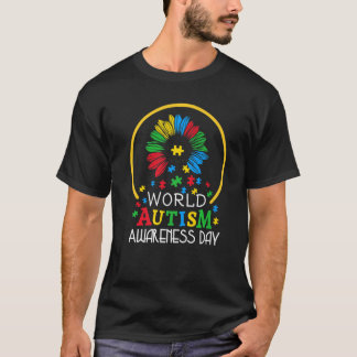 Världsautismens medvetenhet - månads autism t shirt
