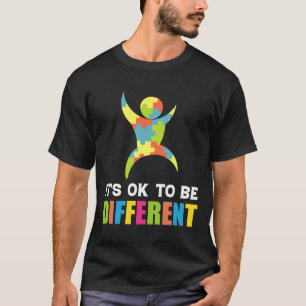 Världsautismens medvetenhet om att det är okej att t shirt